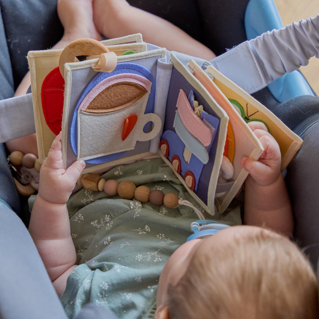 first felt book, developmental toys, custom quiet book